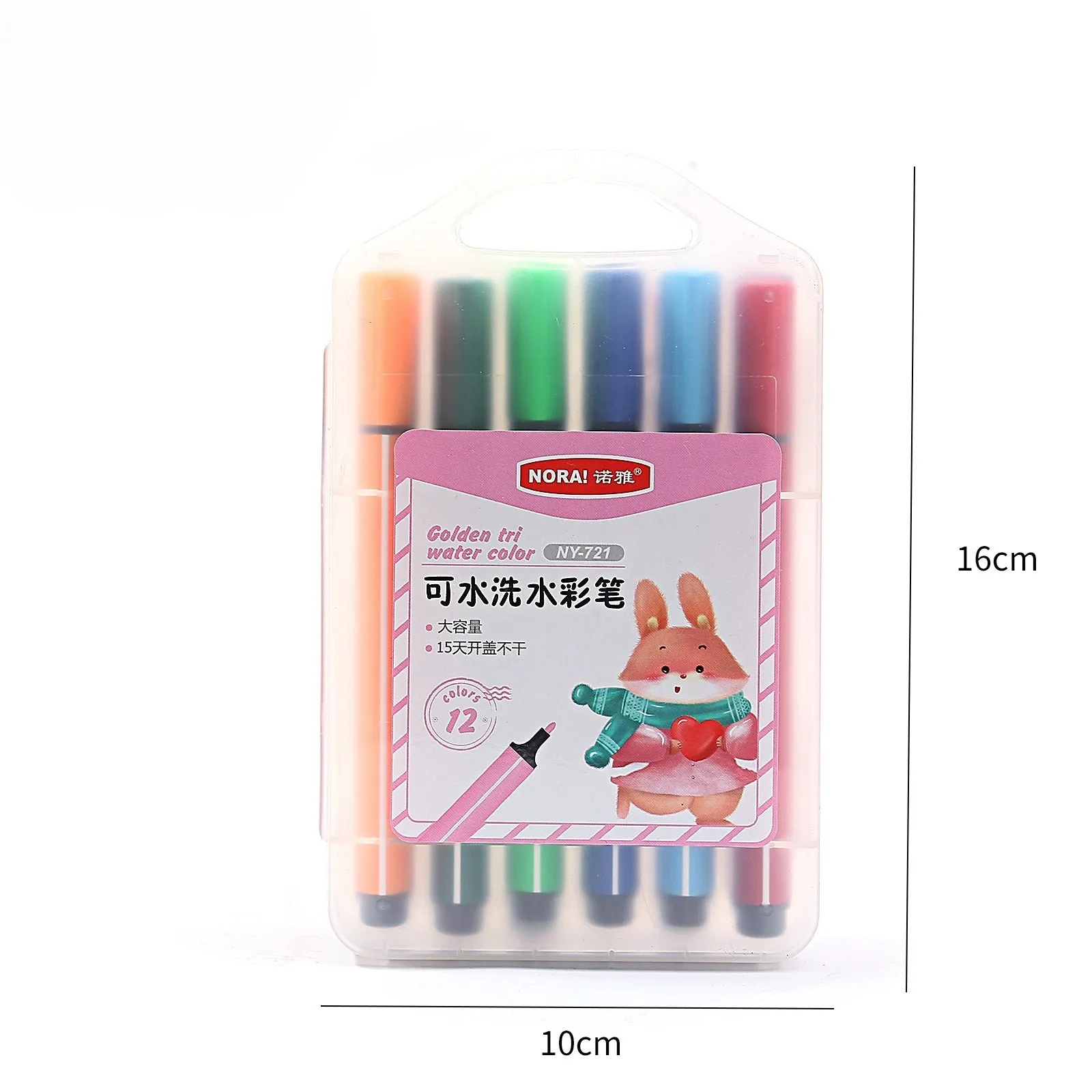 12 Shades Colorful Sketch Pen Set.