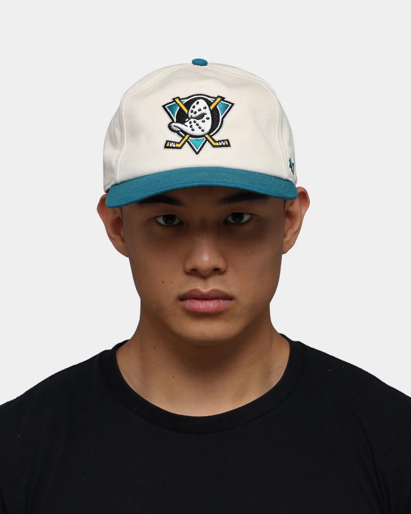 47 Brand Anaheim Ducks Nantasket Snapback Natural/ Dark Teal