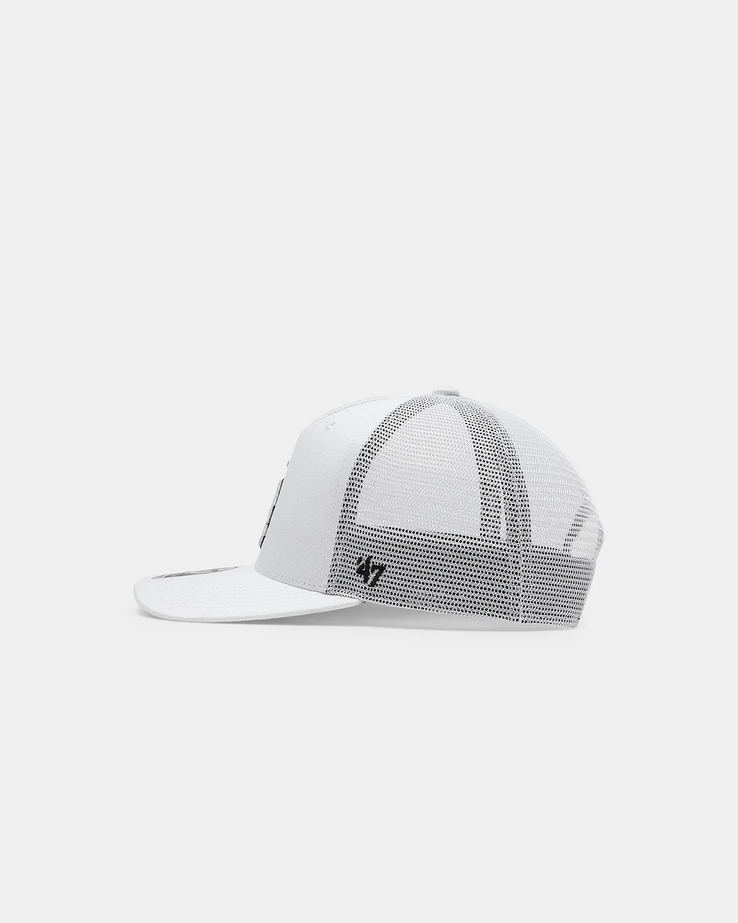 47 Brand Los Angeles Dodgers Level Mesh MVP DV Snapback White