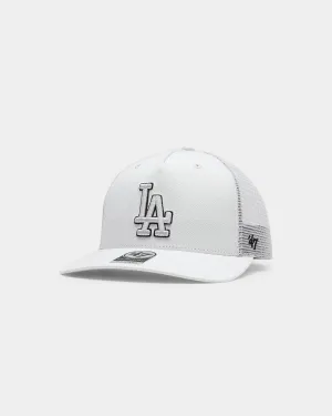 47 Brand Los Angeles Dodgers Level Mesh MVP DV Snapback White