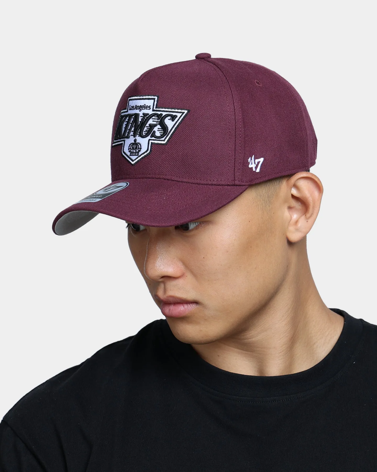 47 Brand Los Angeles Kings MVP DT Snapback Dark Maroon