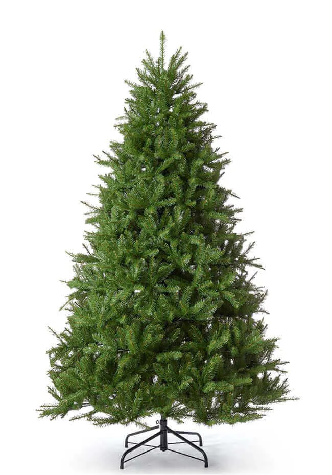 Final Sale 7.5-Foot Unlit Yorkshire Fir Christmas Tree in Open Box