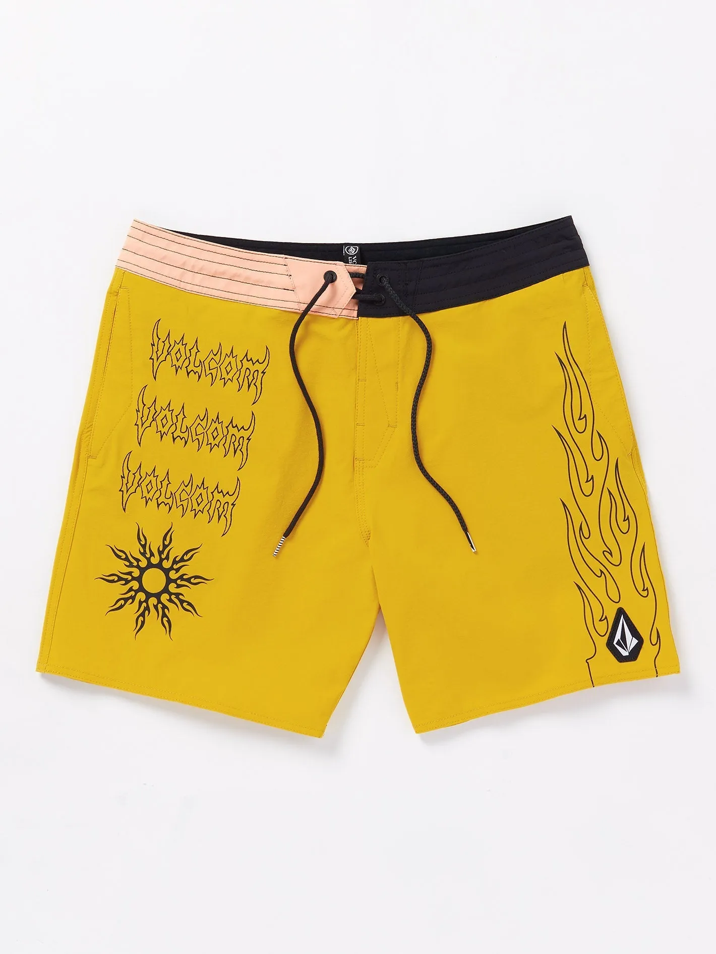 About Time Liberators 17" Boardshort - LEMON