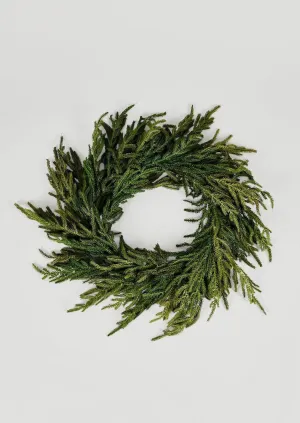 Afloral Real Touch Norfolk Pine Wreath - 24"