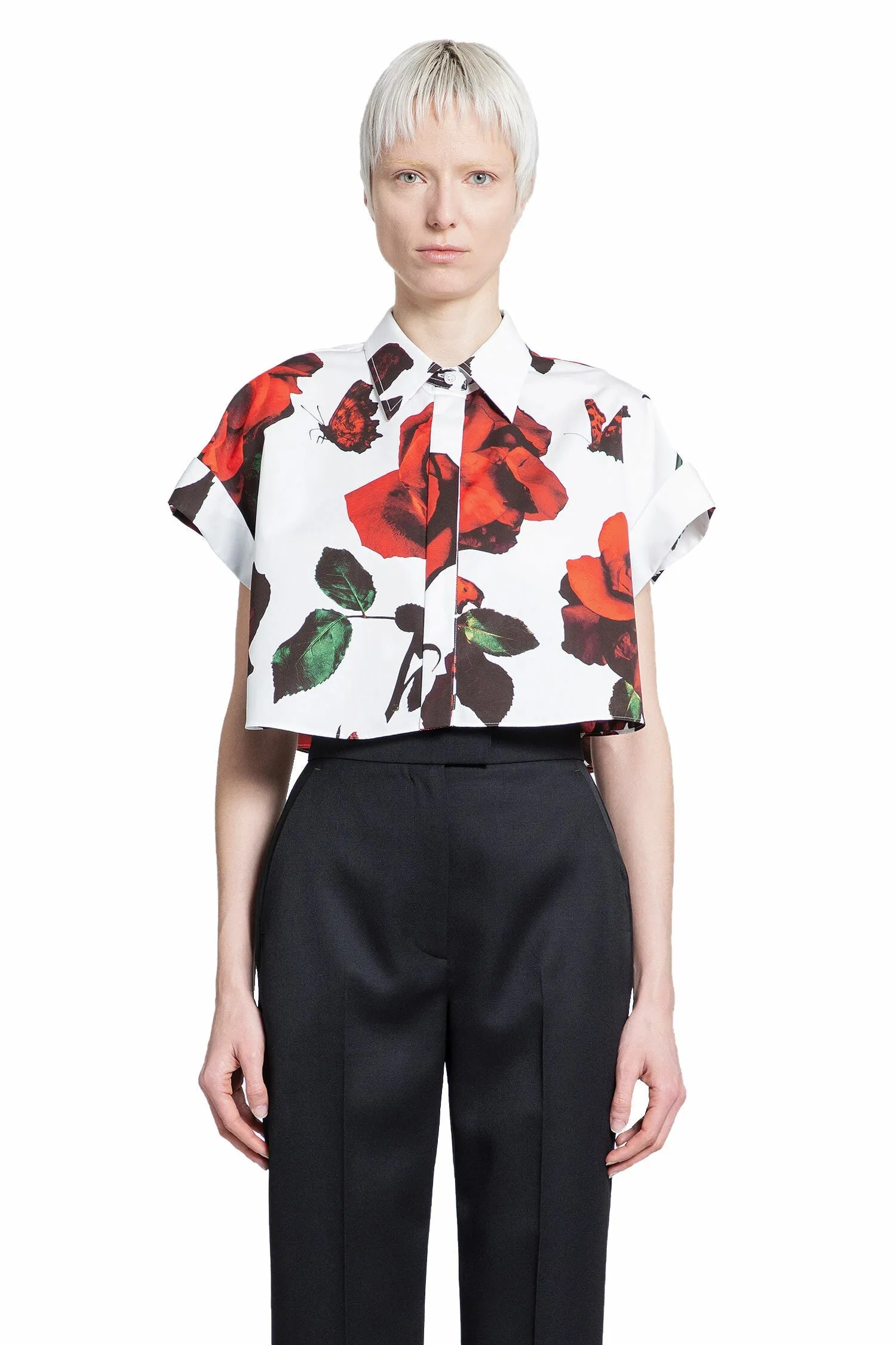 ALEXANDER MCQUEEN WOMAN WHITE SHIRTS