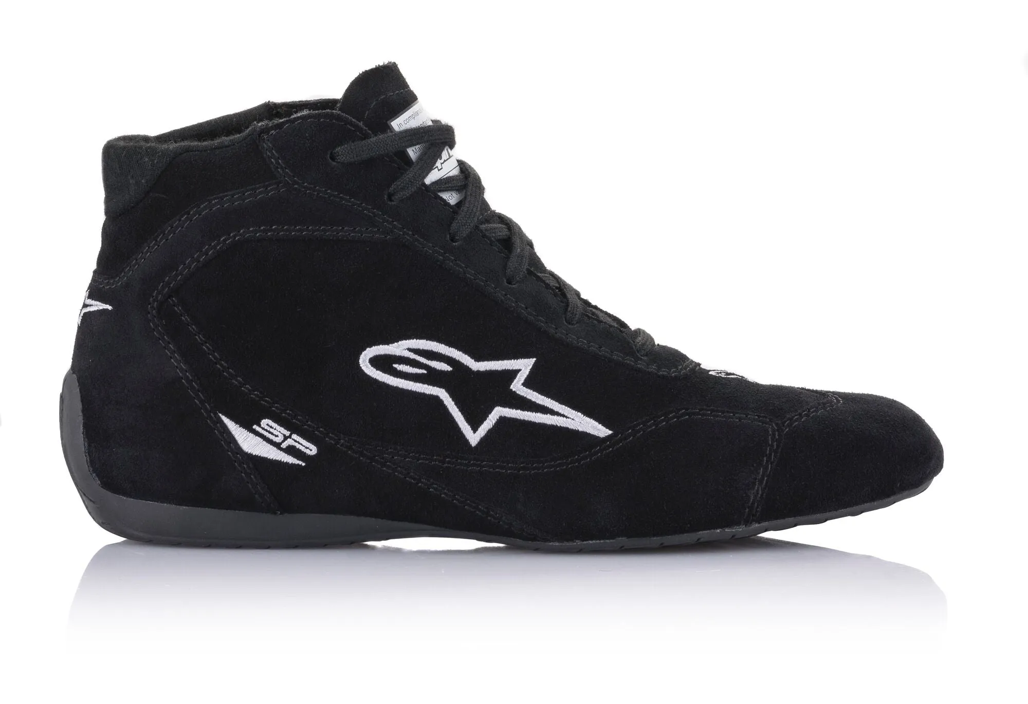 ALPINESTARS 2710521_10_7 Racing shoes SP v2, FIA 8856-2018, black, Size 39