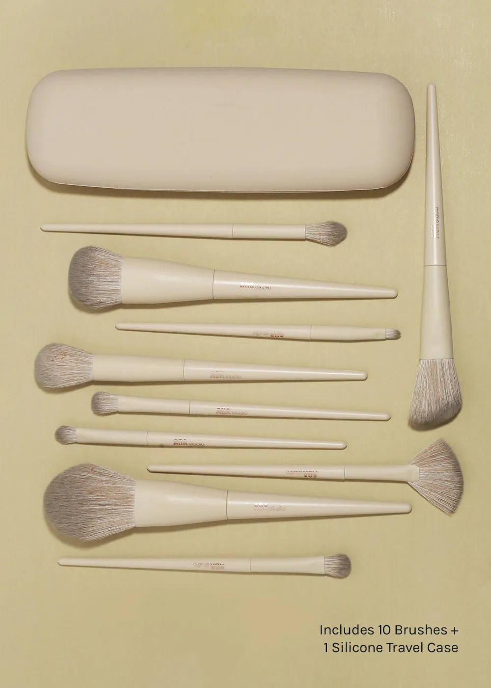 AOA Hero Brush Set   Silicone Travel Case