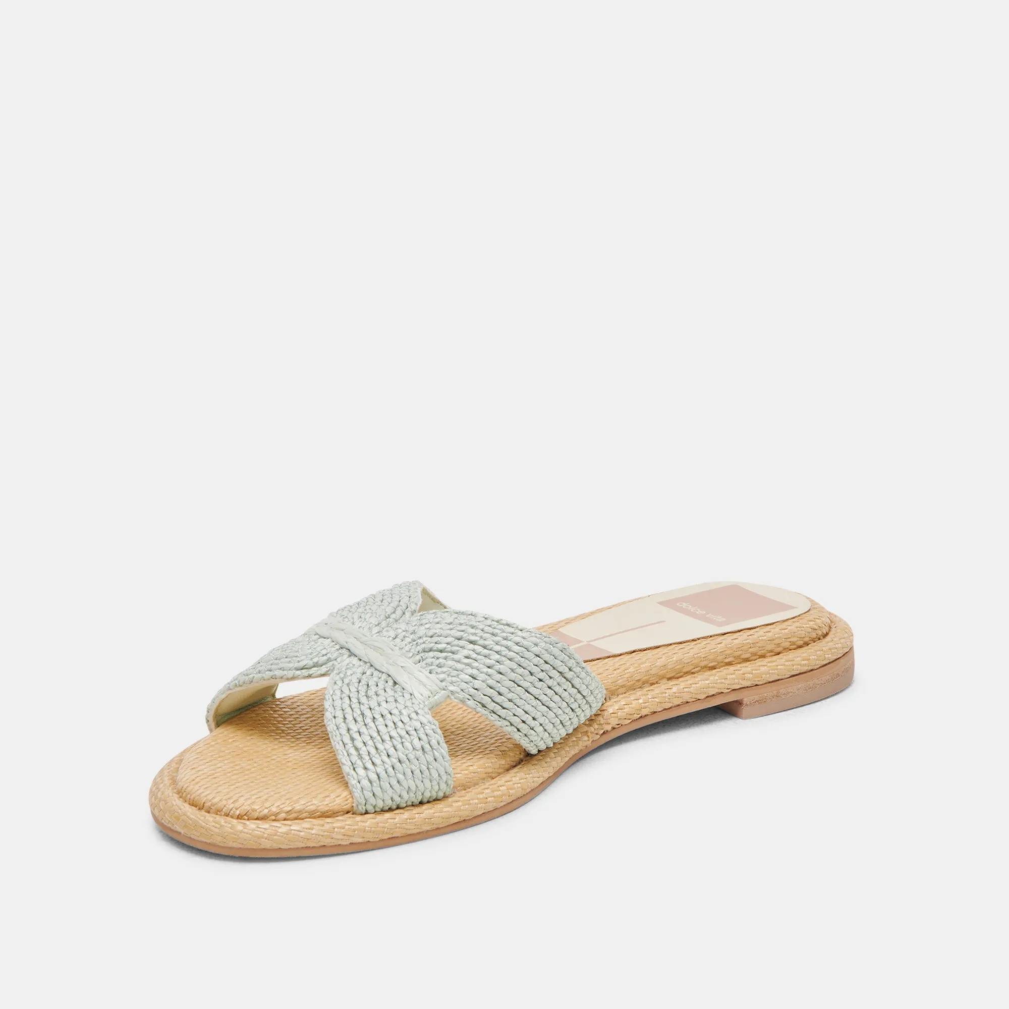 ATOMIC SANDALS MINT RAFFIA