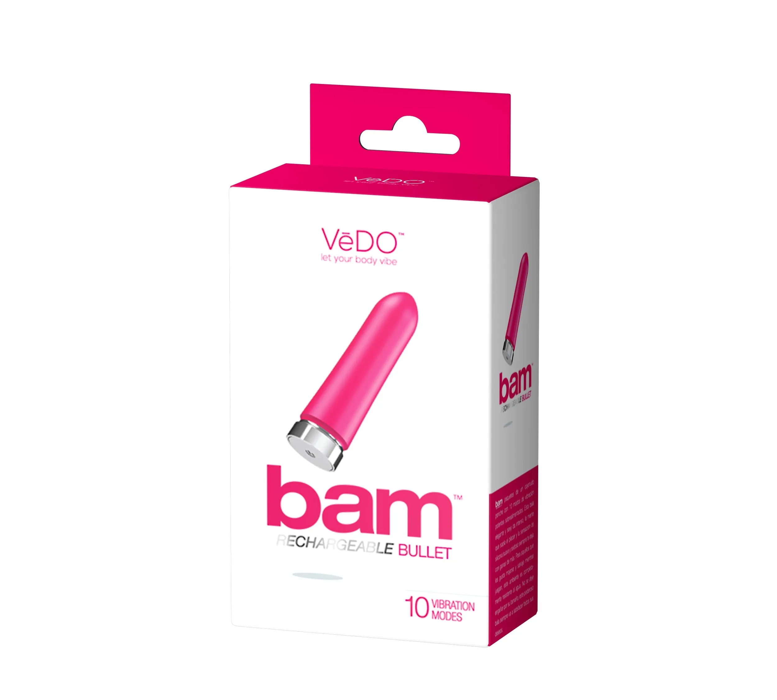 Bam Turbo Bullet: 10 Vibration Modes, Waterproof Fun, Silky Smooth Silicone