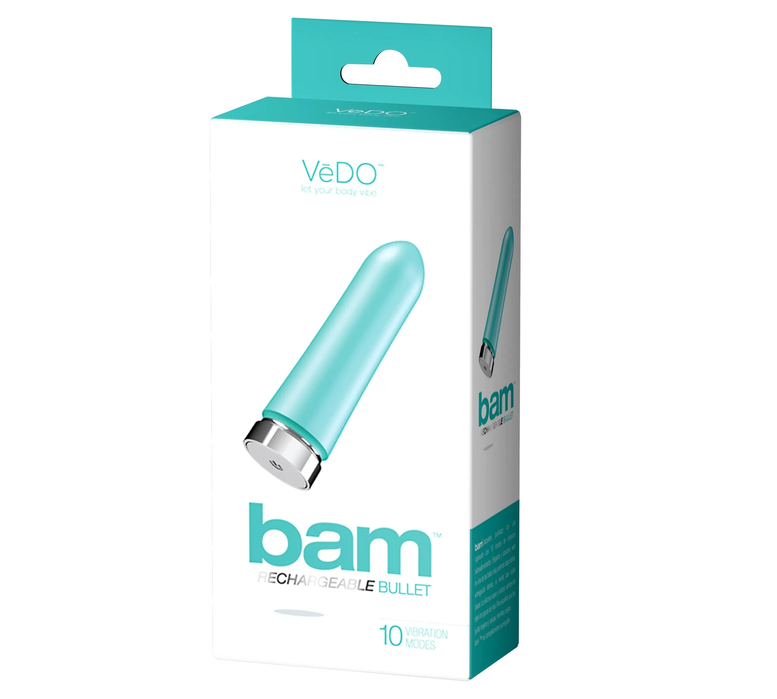 Bam Turbo Bullet: 10 Vibration Modes, Waterproof Fun, Silky Smooth Silicone