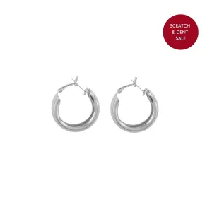 Bewitched Classic Silver Hoop Earrings - Sample