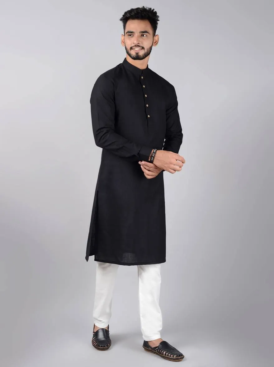 Black Kurta Set | JadeBlue