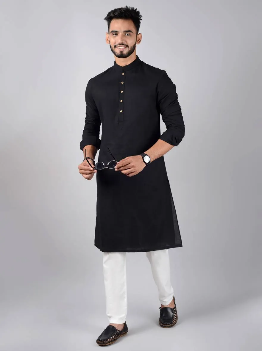 Black Kurta Set | JadeBlue