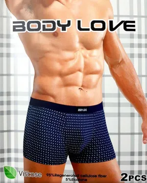 Body Love Men's Classic Polka Dotted Boxers - Pack of 2 - BL934