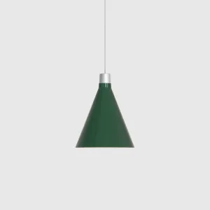 Bower Pendant Light Small in Dark Green