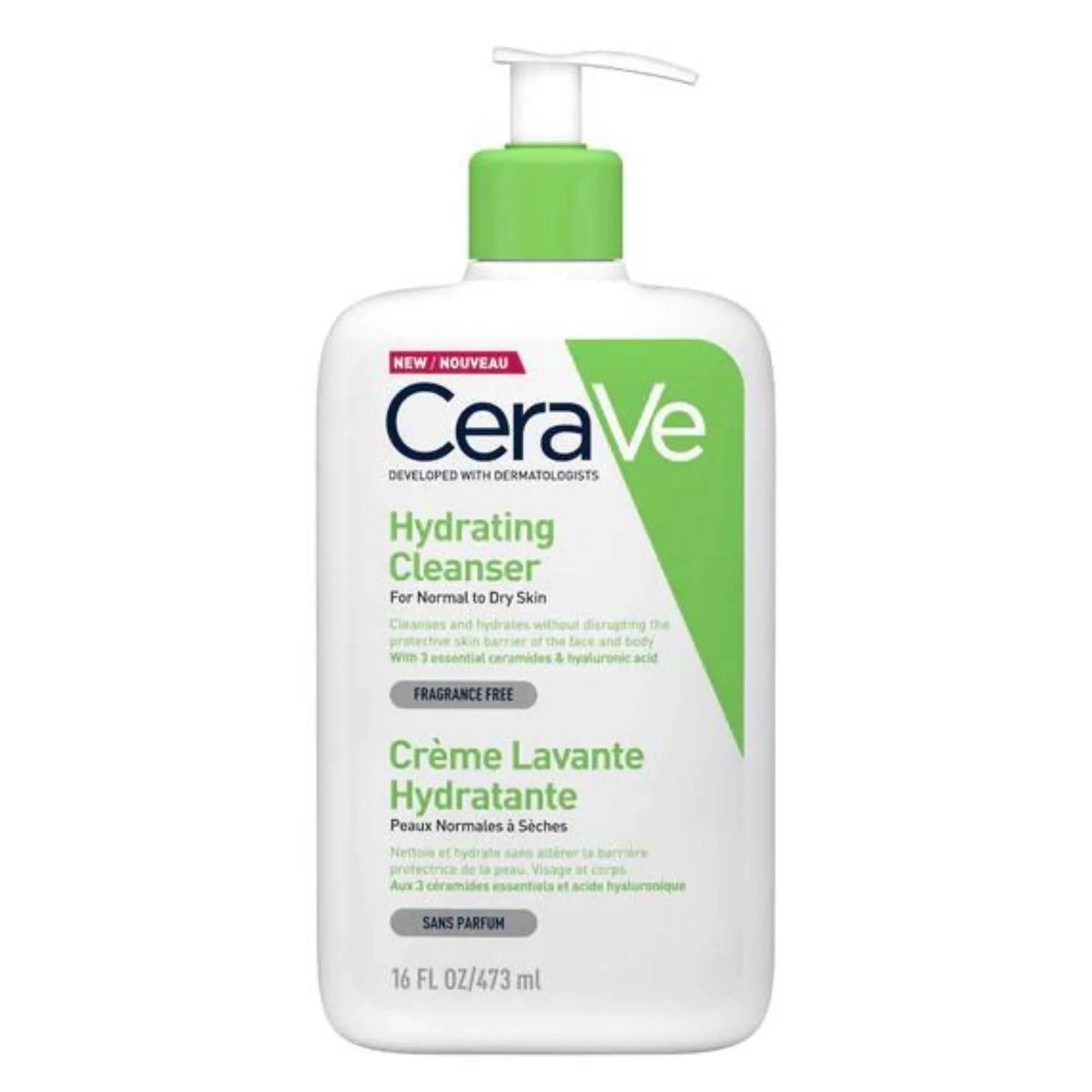 CeraVe Hydrating Facial Cleanser | Moisturizing Non-Foaming Face Wash with Hyaluronic Acid, Ceramides & Glycerin