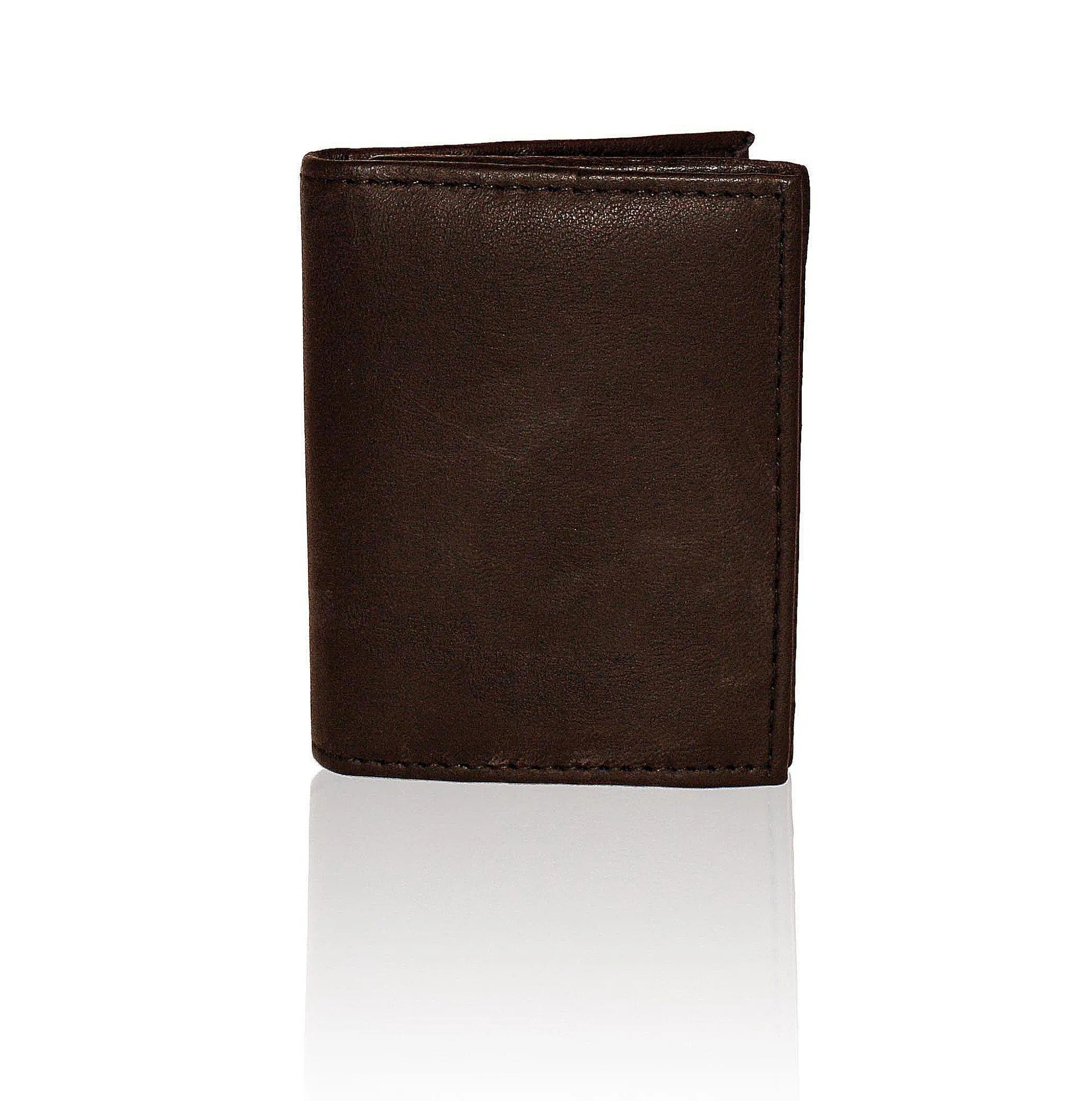 Compact Multi-Card Bifold Wallet for Men - Brown