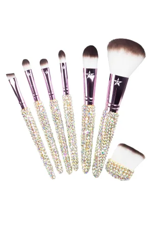 Crystal Filled Makeup Brush Set