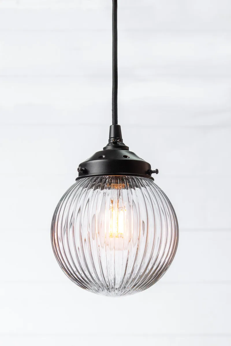 Dakota Reeded Glass Pendant Light