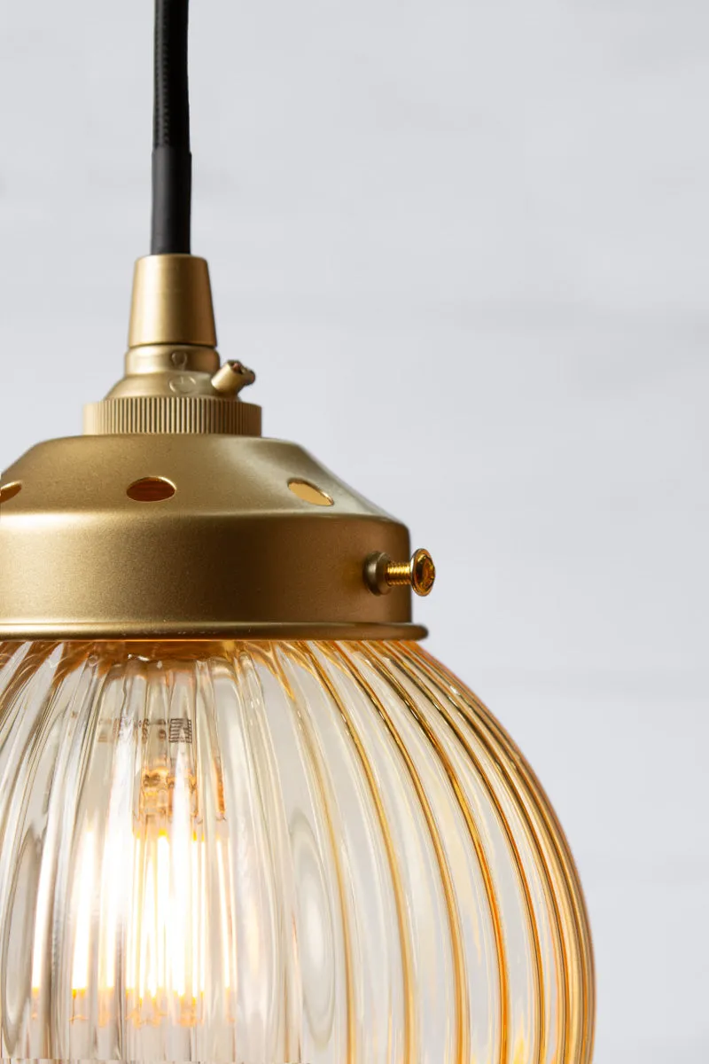 Dakota Reeded Glass Pendant Light