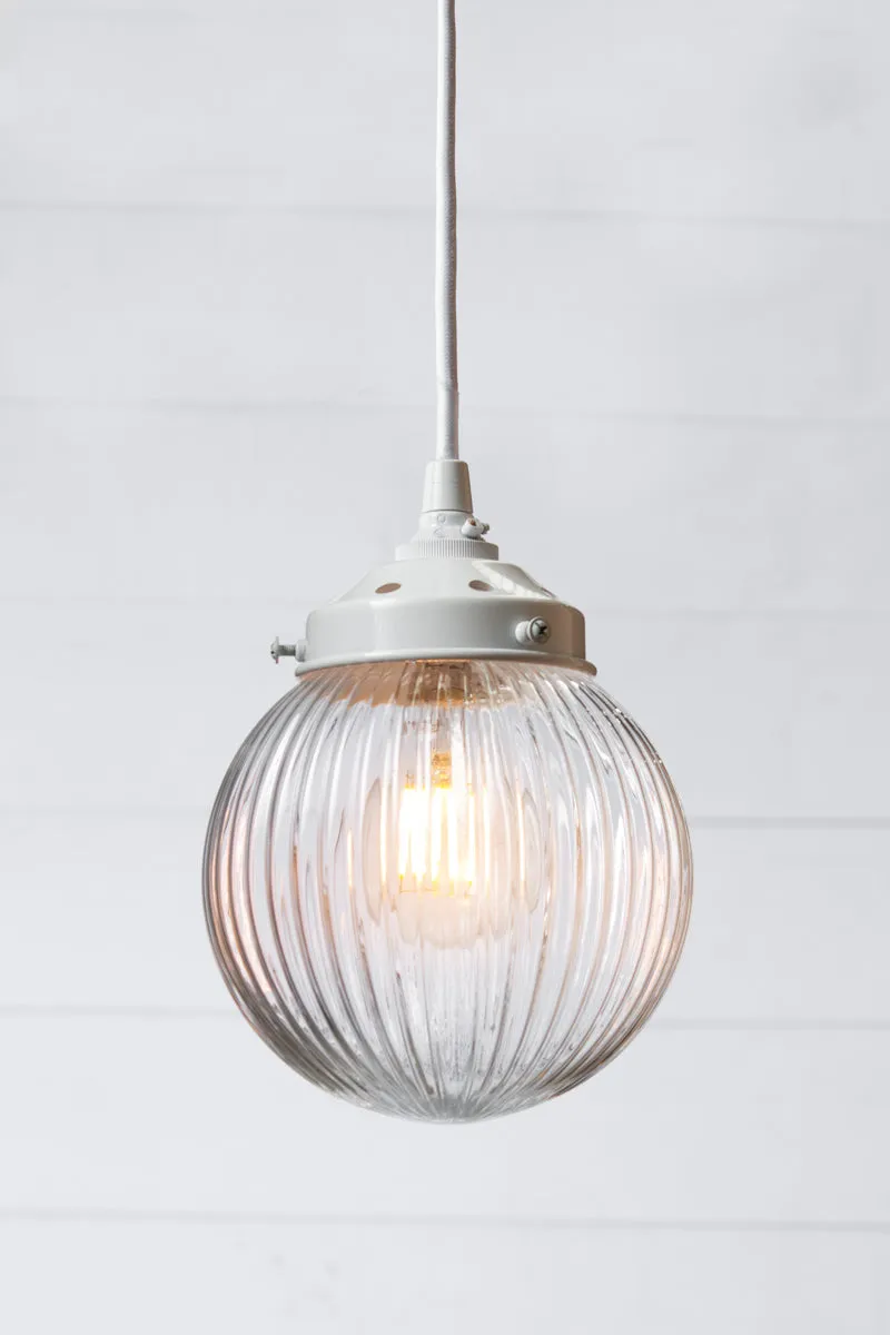 Dakota Reeded Glass Pendant Light