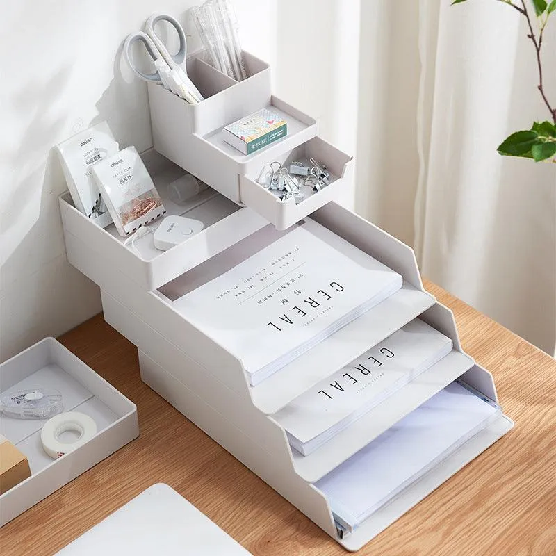 Desktop Organizer - Stackable Paper Tray