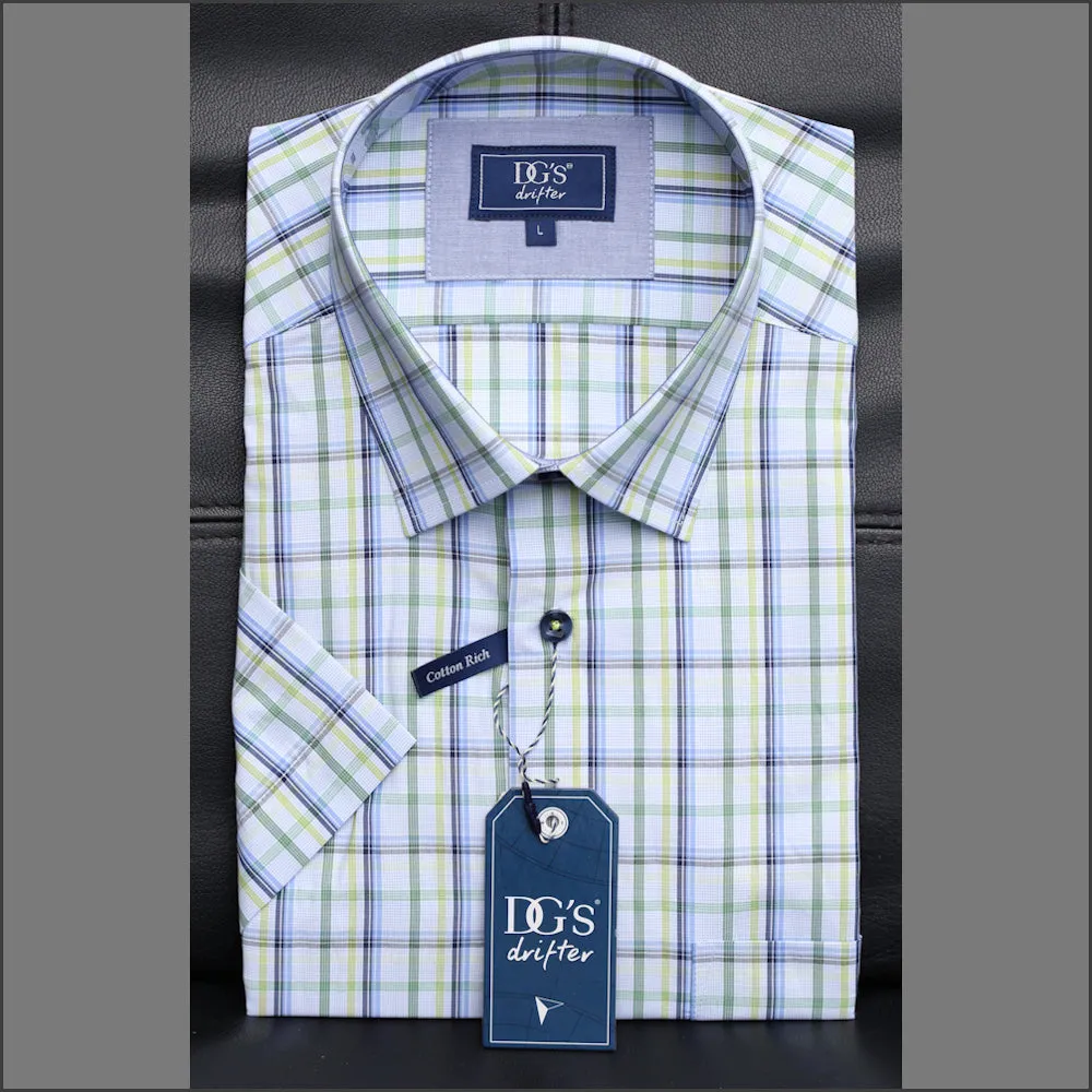 Dg's Blue Sage Check SS Shirt-