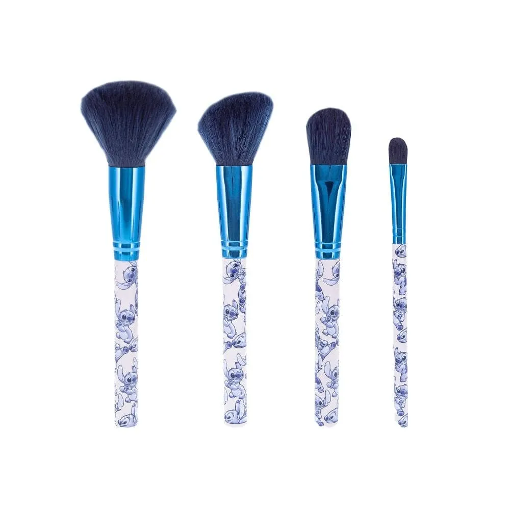 Disney Stitch Denim Cosmetic Brush Set