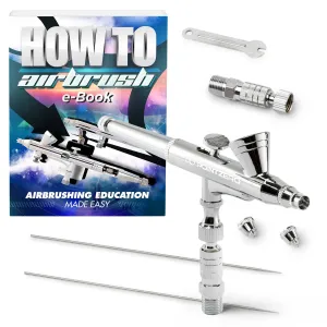 Dual-Action 7cc Gravity-Feed Airbrush