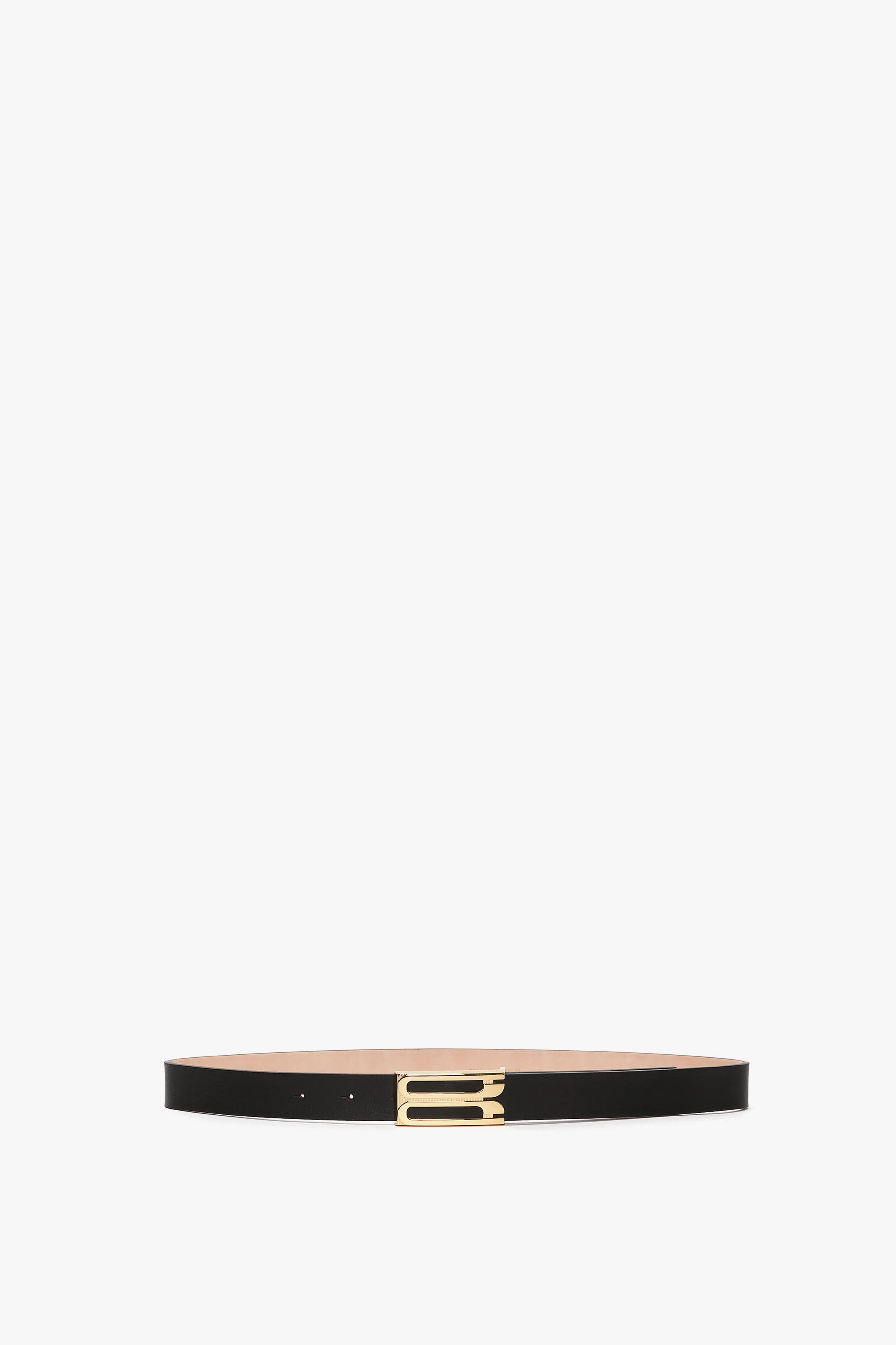 Frame Belt In Black Leather