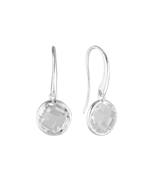 Georgini Lucent Large Hook Earrings - Silver