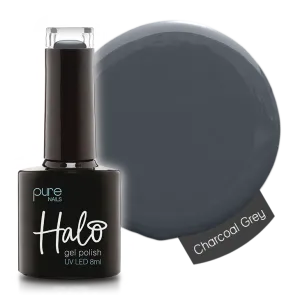 Halo Gel Polish 8ml Charcoal Grey