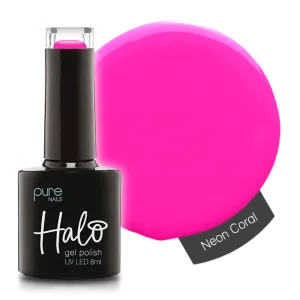 Halo Gel Polish 8ml Neon Coral