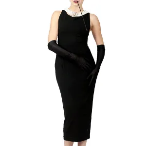 Holly Iconic Black Dress In Cotton Inspired By BAT