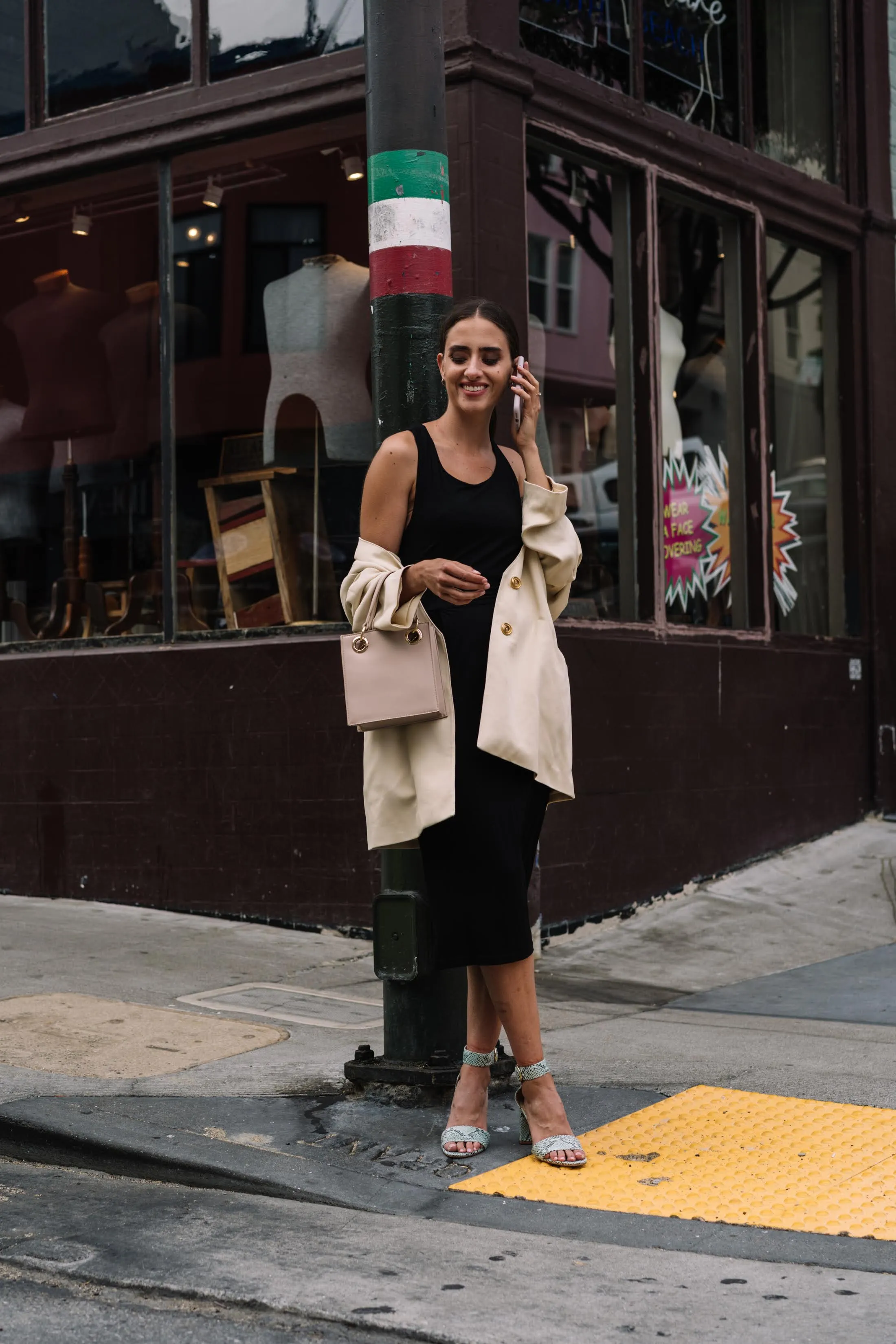 Holly Iconic Black Dress In Cotton Inspired By BAT