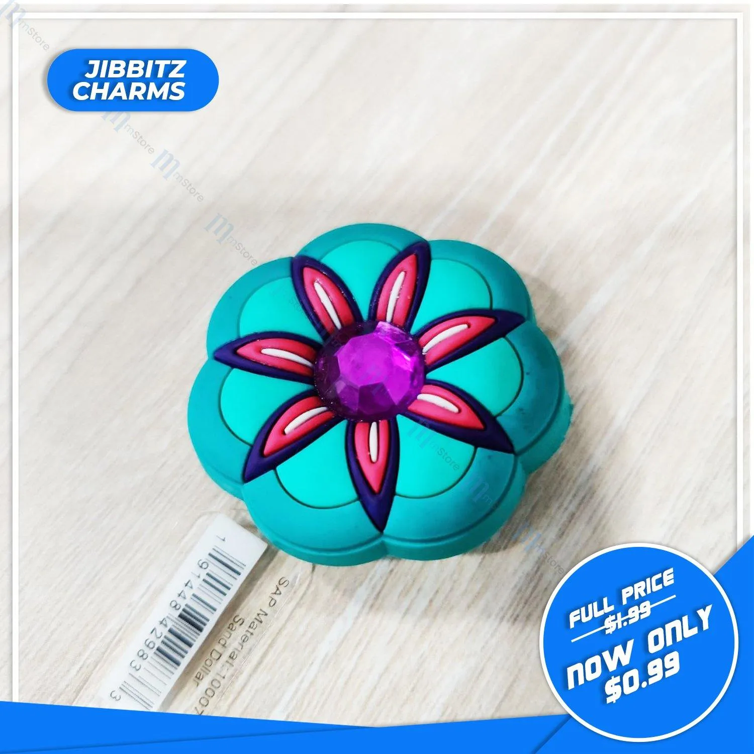 Jibbitz - Rhinestone - Flower 15