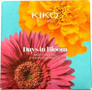 Kiko Milano Days In Bloom Eyeshadow Palette - 01 Piece Of My Earth, 4g - Vibrant & Earthy Shades