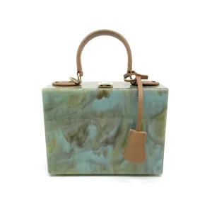 Marble Box Bag with Handle