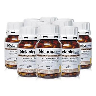 Melaniq® Premium Hair Pigmentation Supplement for Enhanced Color and Vitality