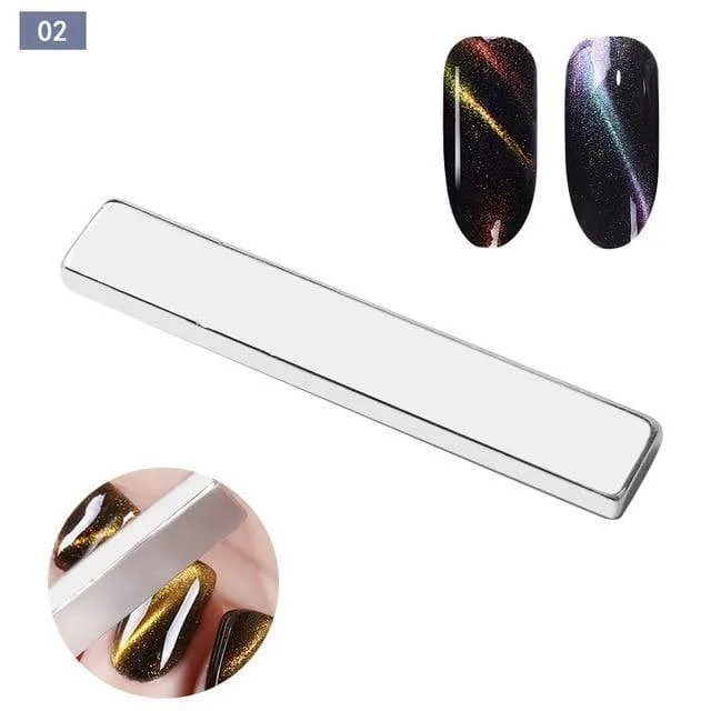 Nail Art Magnet Stick Cat Eyes Magnet for Nail Gel Polish 3D Line Strip Effect Strong Magnetic Pen Tools for Gel Varnish Tools