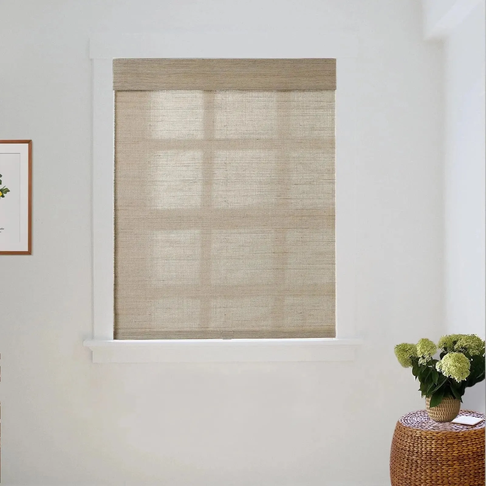 Natural Ramie Bamboo Woven Shade - Coconut