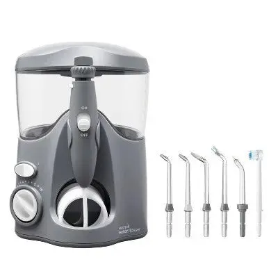 New - Waterpik Ultra Countertop Water Flosser - WP-117 - Gray