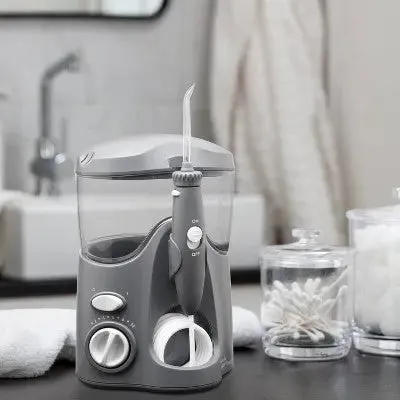 New - Waterpik Ultra Countertop Water Flosser - WP-117 - Gray