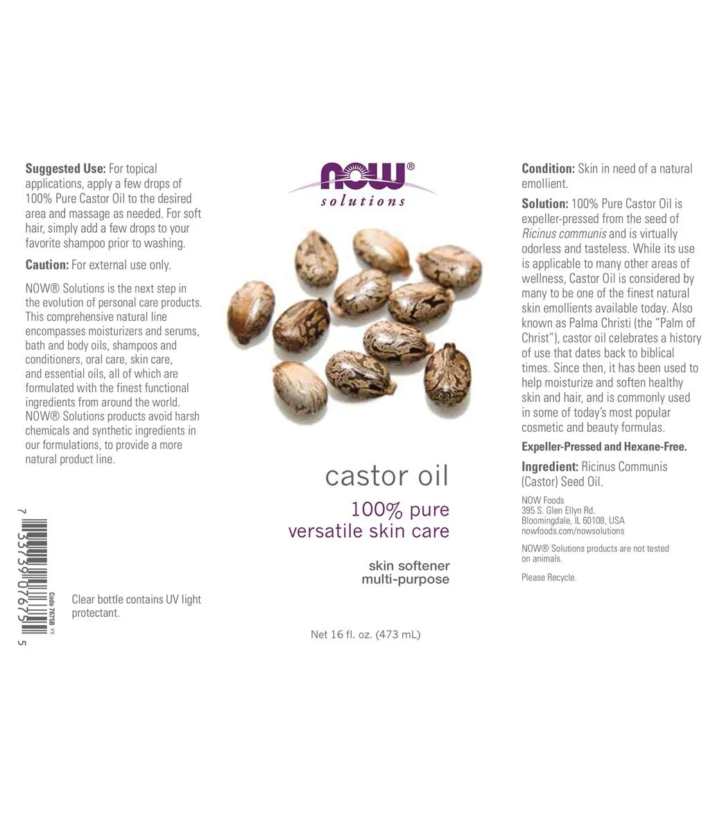 Now Foods, Solutions, Castor Oil