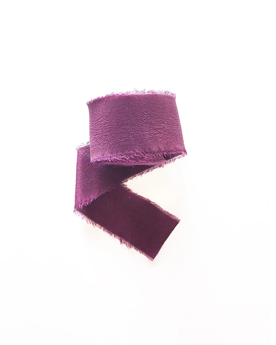 Purple Silk Classic Ribbon 038