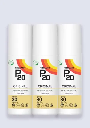 Riemann P20 SPF 30 Sun Spray 100ml - 3 Pack Saver