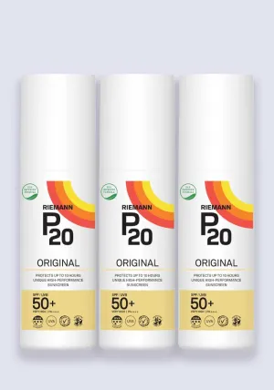 Riemann P20 SPF 50  Sun Spray 100ml - 3 Pack Saver