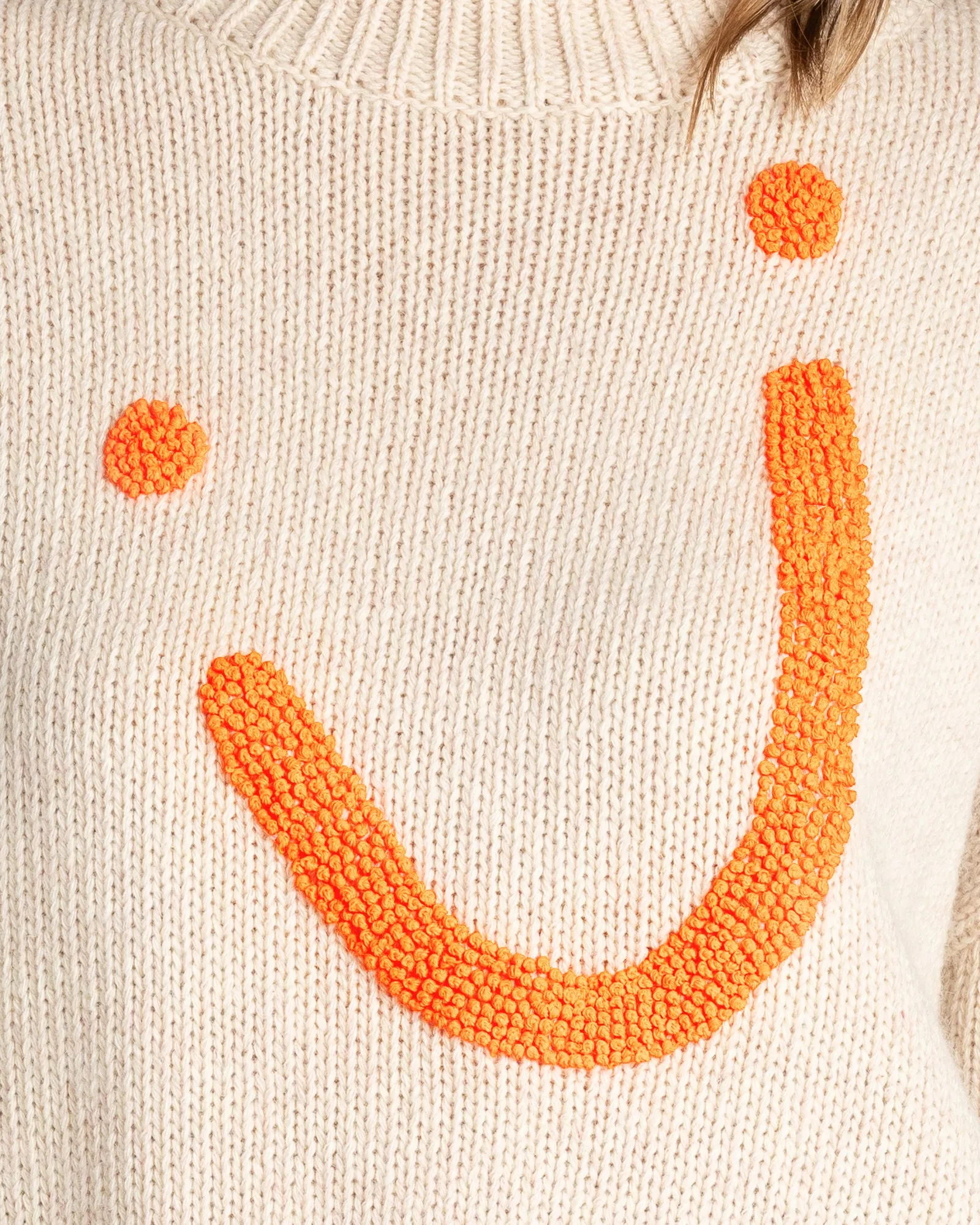 Smile Jumper - Natural and Fluro