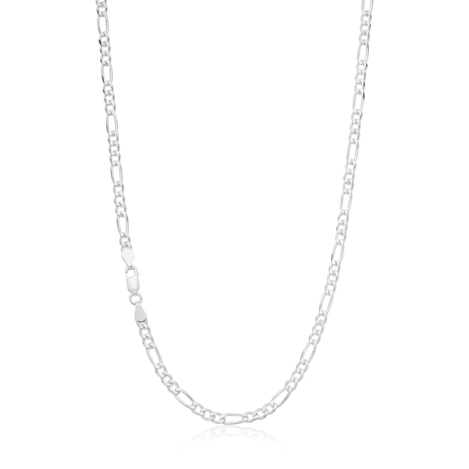 Sterling Silver 55cm 1:3 Figaro Chain