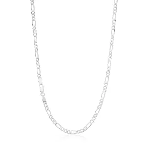 Sterling Silver 55cm 1:3 Figaro Chain